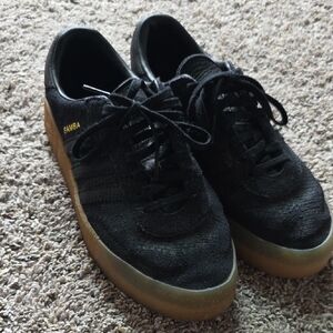 Adidas Samba Black Gum Sole Sneakers